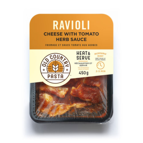 Old Country Pasta - Ravioli Cheese & Tomato Herb Sauce