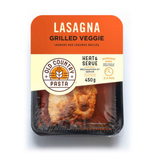 Old Country Pasta - Lasagna Veggie Heat & Serve