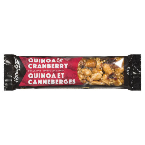 Honeybar - Snack Bar Quinoa & Cranberry
