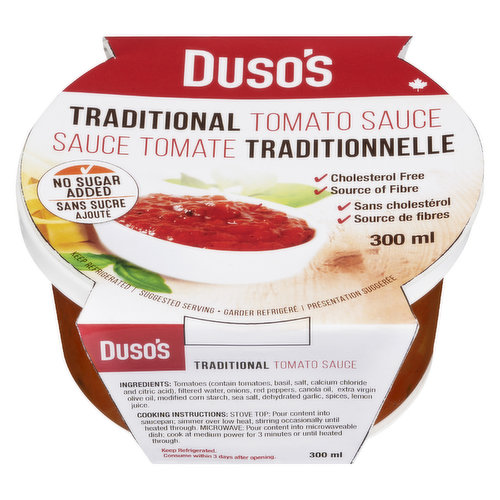 Dusos - Sauce Traditional Italian Tomato