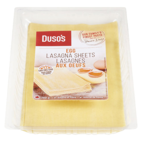 Dusos - Lasagna Sheets Egg
