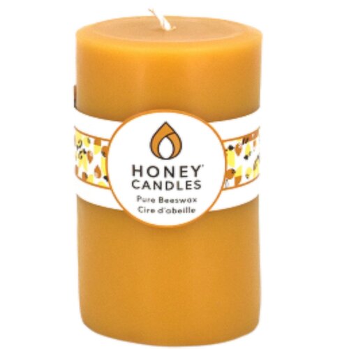 Honey Candles - Pure Beeswax 5in Pillar Candle