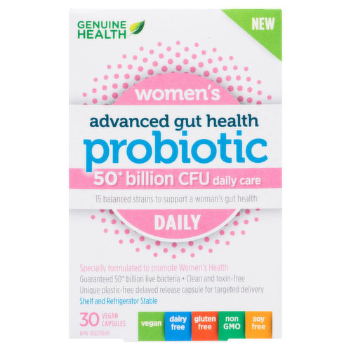 Genuine Health - Advanced Gut Health Probiotic Women's Daily