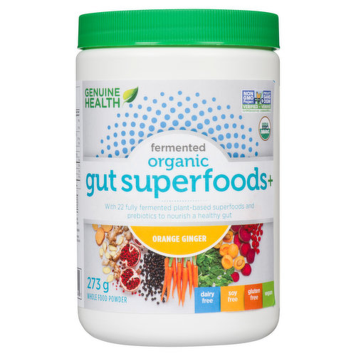 Genuine Health - Fermented Gut Superfoods+ Orange Ginger