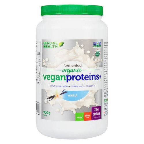 Genuine Health - Fermented VeganProteins+ Vanilla