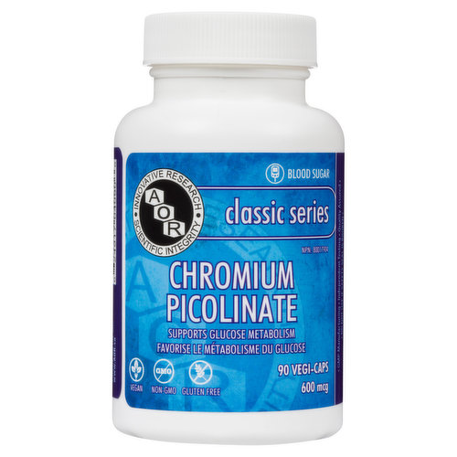 AOR - Chromium Picolinate 600 mcg