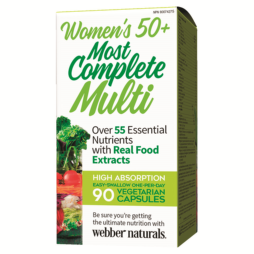 Webber naturals - Women 50+ Most Complete Multi Vitamin