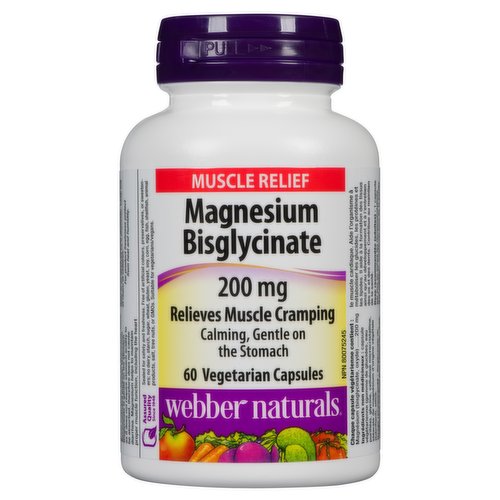 Webber naturals - Magnesium Bisglycinate 200mg