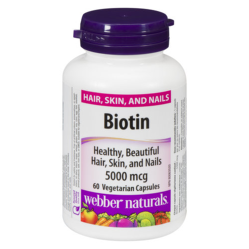 Webber Naturals - Biotin 5000 mcg