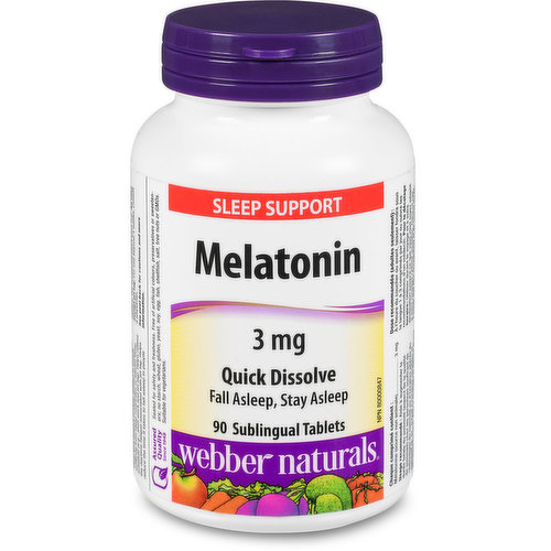 Webber Naturals Melatonin Mg Save On Foods