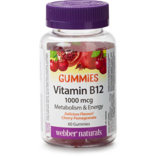 Webber Naturals Gummies Vitamin B12 1000mcg Save On Foods 6033