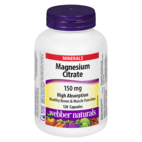 Webber naturals - Magnesium Citrate 150mg