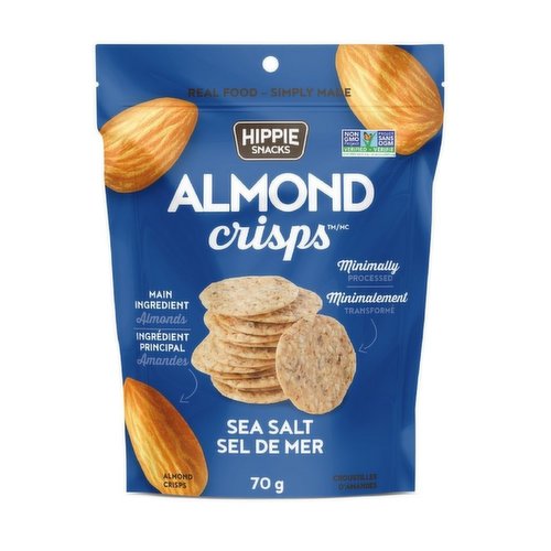 Plant-Based. Minimally Processed. Non-GMO. Gluten Free. Grain Free. First ingredient is Almonds! Gives you the satisfying roasted almond flavour you crave with the crunch you deserve!
