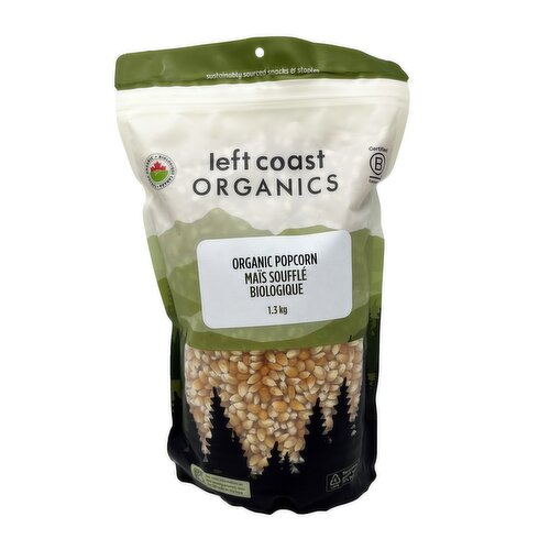 Left Coast - Organic Popcorn Kernals