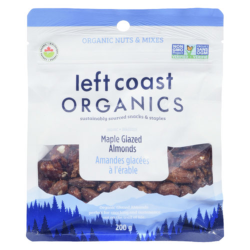 Left Coast - Almonds Maple Glazed Organic