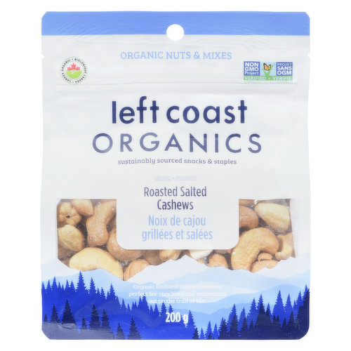 Left Coast - Cashews Roasted Salted Organic