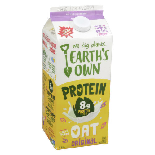 Earth's Own - Fortified Gluten-Free Oat Milk, Original
