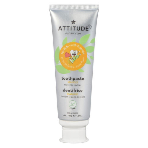 Attitude - Kid's Toothpaste with Fluoride Mango