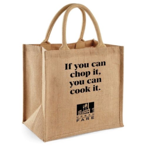 Jute Tote Bag - Chop It - Urban Fare