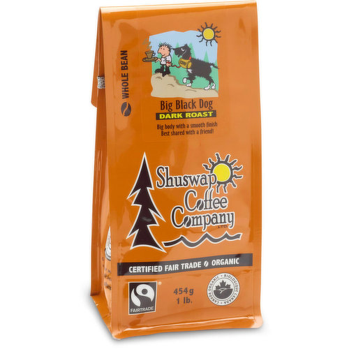 Shuswap Coffee Company - Big Black Dog - Dark Roast