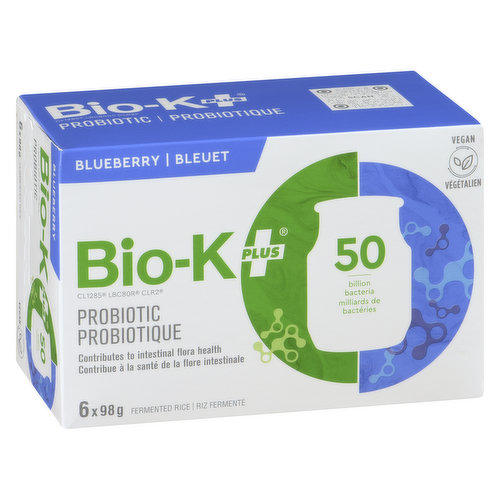 Bio-K+ - Probiotic Fermented Rice Beverage - Blueberry