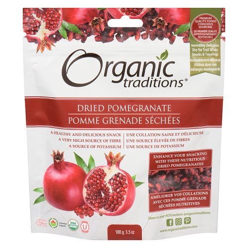 Organic Traditions - Pomegranate Dried