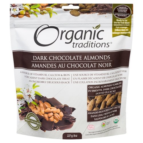 Organic Traditions - Almonds Dark Chocolate