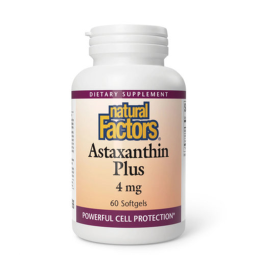 Natural Factors - Astaxanthin Plus 4mg