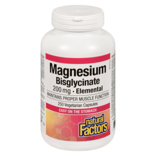 Natural Factors - Magnesium Bisglycinate 200mg