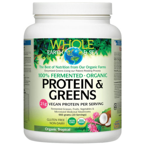 Whole Earth - Fermented Protein & Greens Tropical