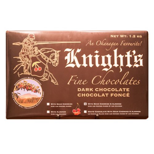 Knights - Dark Chocolate Bar - With Sour Cherry & Almond