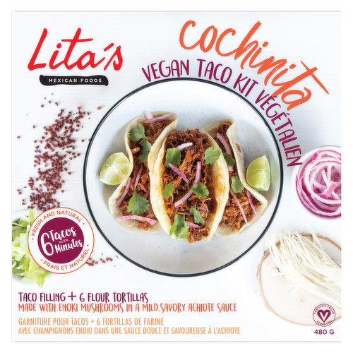 Litas - Taco Meal Kit Vegan Cochinita