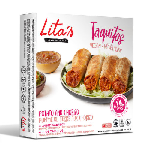 Litas - Vegan Taquitos Potato & Chorizo