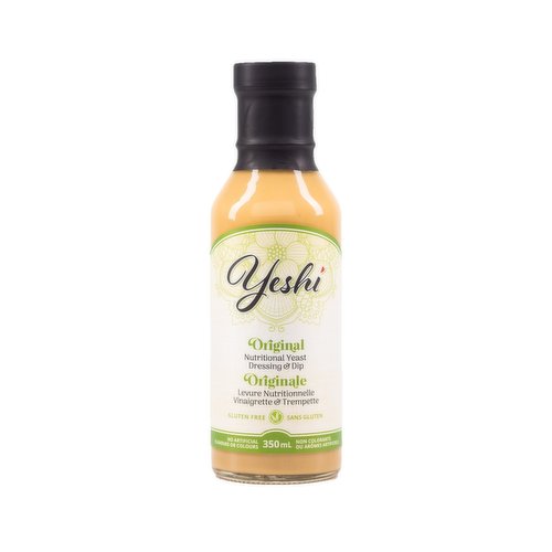 Yeshi is a nutritional yeast based dressing that's fit for gluten free and vegetarian diets. Slightly sweet and creamy, with the subtle flavour of garlic complimented by a cheesy nutty undertone. Nut free, keto friendly, egg and dairy free.