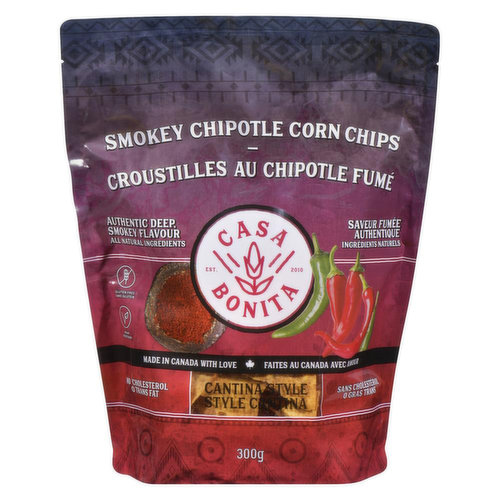 Casa Bonita - Tortilla Chips Smokey Chipotle Organic