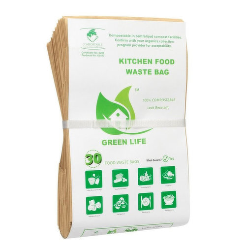 Green Life - Kitchen Food Waste Bags