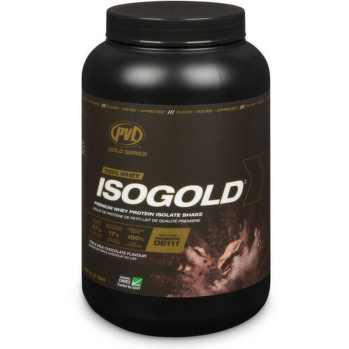 PVL ISOGOLD - Premium Isolate 100% Whey Protein Shake Milk Choco