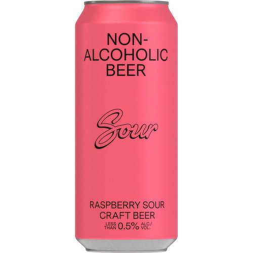 BIERE SANS ALCOOL - Craft Beer Raspberry Sour Non-Alcoholic
