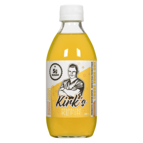 Kirks Kefir - Sparkling Lemon Mango Organic
