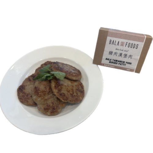 Bala Foods - Taiwanese Pork Burger Patty 6 pieces