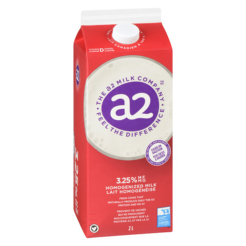 A2 - Homogenized Milk 3.25% MF