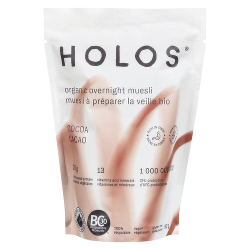 Holos - Overnight Cocoa Muesli Organic