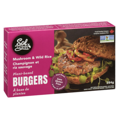 Sol Cuisine - Portobello Mushroom Burger