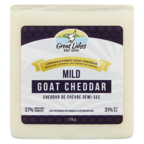 Great Lakes Goat Dairy - Goat Cheess - Mild Cheddar