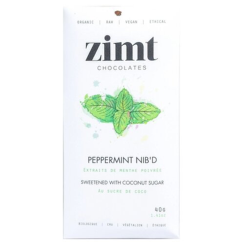 Zimt Artisan Choc - Chocolate Bar - Peppermint Nib'd