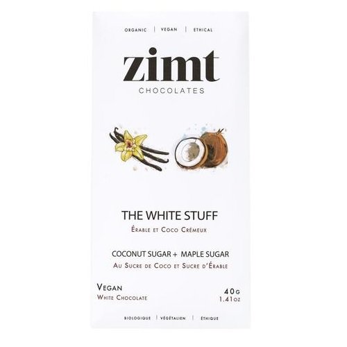 Zimt Artisan Choc - Organic Vegan White Chocolate Bar, The White Stuff