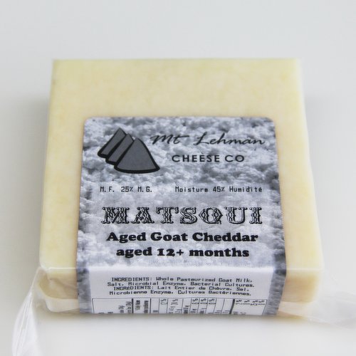 Mt Lehman - Matsqui Aged Goat Cheese