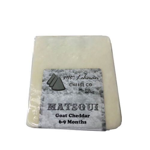 Mt Lehman - Matsqui Medium Aged Goat Cheddar