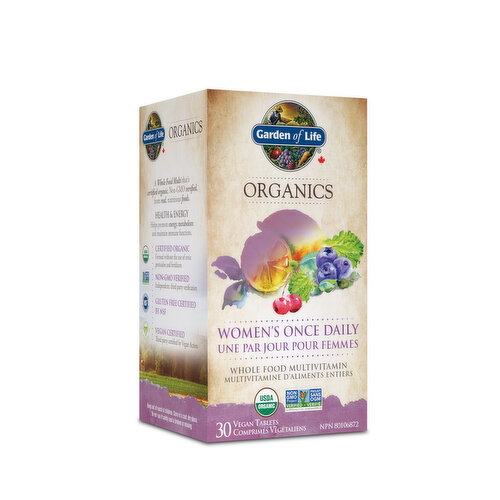 Garden of Life - Organics Women's Once Daily MultiVitamins