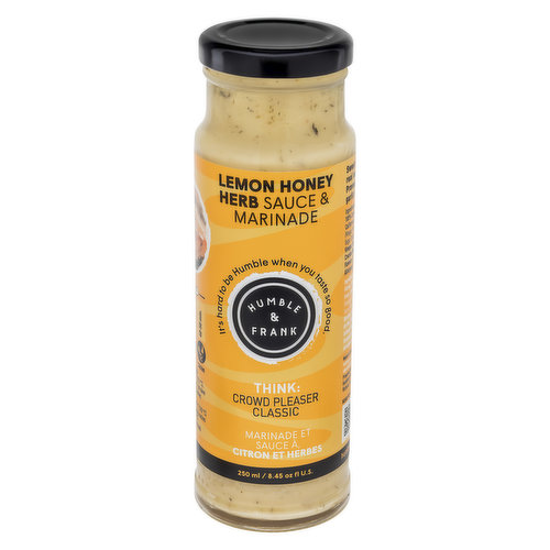 Humble & Frank - Lemon Honey Herb Sauce & Marinade